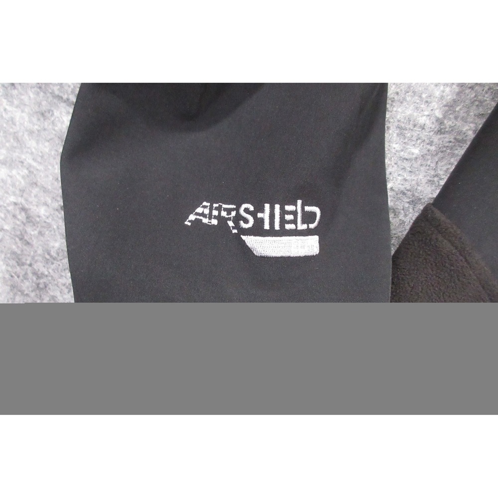 Mountain Hardwear Jacket Mens XL Airshield Black Softshell Fleece Lined Full Zip - Picture 2 of 9